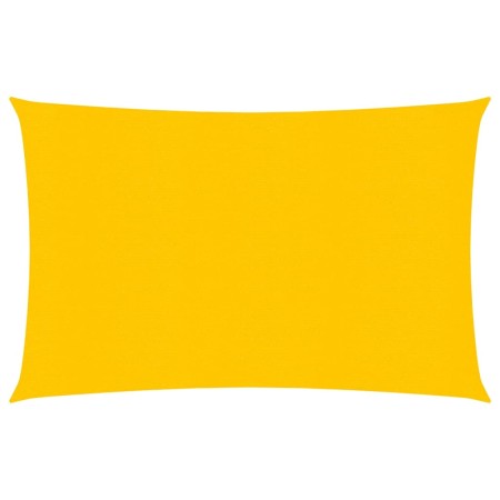 Toldo de vela rectangular HDPE amarillo 160 g/m² 3,5x5 m de , Sombrillas - Ref: Foro24-311572, Precio: 40,99 €, Descuento: %