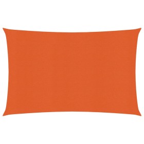 Rectangular HDPE orange shade sail 160 g/m² 4x5 m by , Umbrellas - Ref: Foro24-311683, Price: 44,17 €, Discount: %