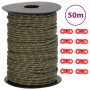 Wind rope with reflective strips and tensioners 50 m 3 mm by , Tent Accessories - Ref: Foro24-4008118, Price: 12,21 €, Discou...