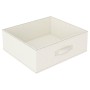 Storage rack 4 fabric baskets cream steel by vidaXL, Lockers and storage cabinets - Ref: Foro24-322624, Price: 39,11 €, Disco...