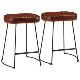 Bar stools 2 units dark brown 40x29.5x53 cm by , Kitchen stools - Ref: Foro24-358927, Price: 77,68 €, Discount: %