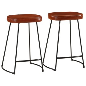 Bar stools 2 units dark brown 41x29x62 cm by , Kitchen stools - Ref: Foro24-358925, Price: 101,99 €, Discount: %