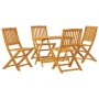 Faltbares Gartenspeiseset, 5-teilig, Massivholz Akazie. von , Gartensets - Ref: Foro24-3206330, Preis: 256,68 €, Rabatt: %