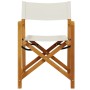 Folding garden chairs 6 units, cream white fabric by , Garden chairs - Ref: Foro24-3208917, Price: 326,66 €, Discount: %