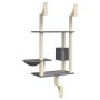 Dark grey 153 cm wall-mounted scratching post for cats by , Cat furniture - Ref: Foro24-172406, Price: 57,32 €, Discount: %