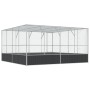 Silver steel birdcage 418x414x212 cm by , Feet and bird cages - Ref: Foro24-172588, Price: 858,66 €, Discount: %