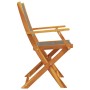 Reclining garden chairs 6 pcs solid acacia wood gray by , Garden chairs - Ref: Foro24-3214569, Price: 420,39 €, Discount: %