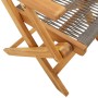 Reclining garden chairs 6 pcs solid acacia wood gray by , Garden chairs - Ref: Foro24-3214569, Price: 420,39 €, Discount: %