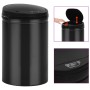 Trash can with automatic sensor 30L black carbon steel by vidaXL, Garbage cans and trash cans - Ref: Foro24-322698, Price: 79...