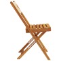 Folding garden chairs 4 pcs solid acacia wood beige by , Garden chairs - Ref: Foro24-3214607, Price: 182,11 €, Discount: %