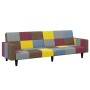 Zweiplätziges Schlafsofa mit Hocker aus Patchwork-Stoff. von , Sofas - Ref: Foro24-3258122, Preis: 320,96 €, Rabatt: %