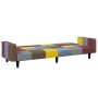 2-seater sofa bed with Patchwork fabric ottoman by , Sofas - Ref: Foro24-3258122, Price: 320,96 €, Discount: %