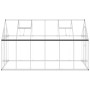 Greenhouse with silver aluminum base frame 334x169x195 cm by , Greenhouses - Ref: Foro24-3266326, Price: 571,99 €, Discount: %