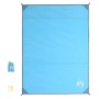 Manta de picnic con piquetas azul 205x155 cm de , Camping y senderismo - Ref: Foro24-4004201, Precio: 15,00 €, Descuento: %