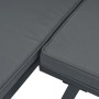 Garden bench cushions 2 pieces steel powder coated black by , garden benches - Ref: Foro24-4008105, Price: 232,89 €, Discount: %