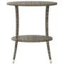 Reclining garden chairs with table 2 pcs gray PE rattan by , Garden chairs - Ref: Foro24-365692, Price: 266,21 €, Discount: %