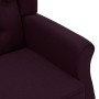 Sillón de masaje con reposapiés tela morado de vidaXL, Sillones de masaje eléctricos - Ref: Foro24-320168, Precio: 235,54 €, ...