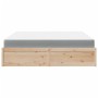 Bed with solid pine wood mattress 180x200 cm by , Beds and slatted bases - Ref: Foro24-3281925, Price: 434,56 €, Discount: %