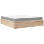 Bed with solid pine wood mattress 180x200 cm by , Beds and slatted bases - Ref: Foro24-3281925, Price: 434,56 €, Discount: %