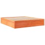 Cama con colchón madera maciza de pino marrón cera 180x200 cm de , Camas y somieres - Ref: Foro24-3281927, Precio: 466,81 €, ...