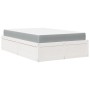 Bed with solid white pine wood mattress 120x200 cm by , Beds and slatted bases - Ref: Foro24-3281938, Price: 352,99 €, Discou...