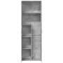 Hoher Schrank aus grauem Beton-Ingenieurholz 60x35x180 cm von , Schließfächer und Lagerschränke - Ref: Foro24-3276668, Preis:...