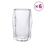 Doppelwandige Glasbecher, 6 Stück, 450 ml von , Tassen und Schüsseln - Ref: Foro24-4005737, Preis: 51,88 €, Rabatt: %