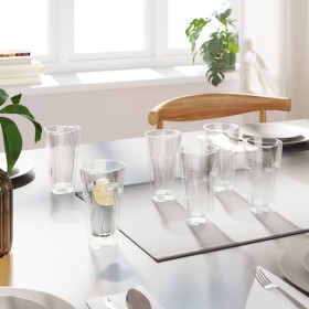 Double-walled glass cups, 6 units, 450 ml by , Cups and bowls - Ref: Foro24-4005740, Price: 45,87 €, Discount: %