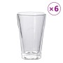 Doppelwandige Glasbecher, 6 Stück, 450 ml von , Tassen und Schüsseln - Ref: Foro24-4005740, Preis: 45,87 €, Rabatt: %