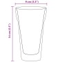 Vasos de vidrio de doble pared 6 unidades 450 ml de , Tazas y tazones - Ref: Foro24-4005740, Precio: 45,87 €, Descuento: %