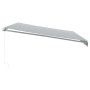 Toldo retráctil manual gris antracita y blanco 500x350 cm de , Toldos - Ref: Foro24-3215800, Precio: 471,38 €, Descuento: %