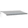 Toldo retráctil automático luz LED antracita blanco 600x350 cm de , Toldos - Ref: Foro24-3215823, Precio: 1,00 €, Descuento: %