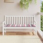 Garden bench cushion in red checkered Oxford fabric 150x50x3 cm by , Cushions for chairs and sofas - Ref: Foro24-314090, Pric...