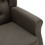 Sillón de masaje con reposapiés tela gris taupé de vidaXL, Sillones de masaje eléctricos - Ref: Foro24-320169, Precio: 251,73...