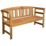 Garden bench with solid acacia wood cushion 157 cm by , garden benches - Ref: Foro24-3064279, Price: 194,24 €, Discount: %