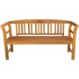 Garden bench with solid acacia wood cushion 157 cm by , garden benches - Ref: Foro24-3064279, Price: 194,24 €, Discount: %