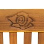 Garden bench with solid acacia wood cushion 157 cm by , garden benches - Ref: Foro24-3064279, Price: 194,24 €, Discount: %