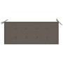 Solid acacia wood garden bench with cushion, 120 cm by , garden benches - Ref: Foro24-3064247, Price: 131,97 €, Discount: %