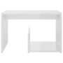 Side table made of glossy white plywood 59x36x38 cm by , Side tables - Ref: Foro24-806702, Price: 39,37 €, Discount: %