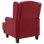 Sillón de masaje con reposapiés tela rojo tinto de vidaXL, Sillones de masaje eléctricos - Ref: Foro24-320164, Precio: 287,00...