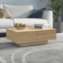 Plywood oak-colored coffee table 90x60x31 cm by , Coffee table - Ref: Foro24-804178, Price: 98,35 €, Discount: %