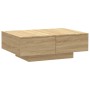 Mesa de centro madera contrachapada color roble 90x60x31 cm de , Mesas de centro - Ref: Foro24-804178, Precio: 98,35 €, Descu...