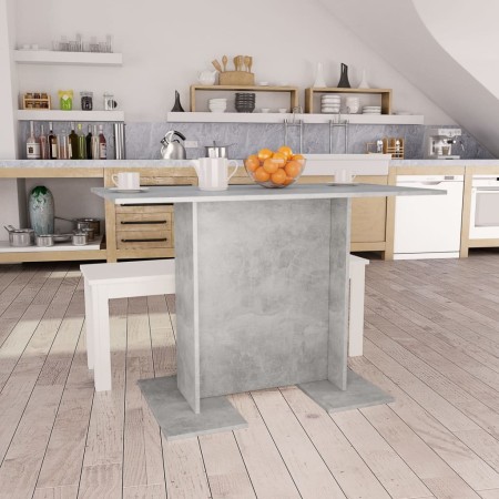 Mesa de comedor de madera gris hormigón 110x60x75 cm de , Mesas de cocina y de comedor - Ref: Foro24-800247, Precio: 83,85 €,...