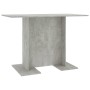 Mesa de comedor de madera gris hormigón 110x60x75 cm de , Mesas de cocina y de comedor - Ref: Foro24-800247, Precio: 83,85 €,...