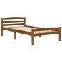 Estructura de cama madera maciza pino marrón miel 90x200 cm de vidaXL, Camas y somieres - Ref: Foro24-322075, Precio: 104,25 ...