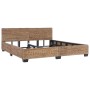 Natural gray rattan bed frame 180x200 cm by , Beds and slatted bases - Ref: Foro24-283096, Price: 416,72 €, Discount: %