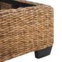 Natural gray rattan bed frame 180x200 cm by , Beds and slatted bases - Ref: Foro24-283096, Price: 416,72 €, Discount: %