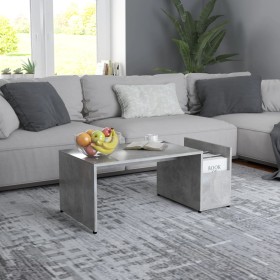 Mesa de centro madera contrachapada gris hormigón 90x45x35 cm de , Mesas de centro - Ref: Foro24-802925, Precio: 40,99 €, Des...