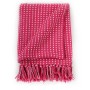 Manta a cuadros de algodón rosa 220x250 cm de , Mantas - Ref: Foro24-245335, Precio: 31,52 €, Descuento: %