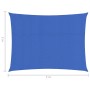 Blue HDPE sail shade 160 g/m² 2x3 m by , Umbrellas - Ref: Foro24-311502, Price: 22,99 €, Discount: %